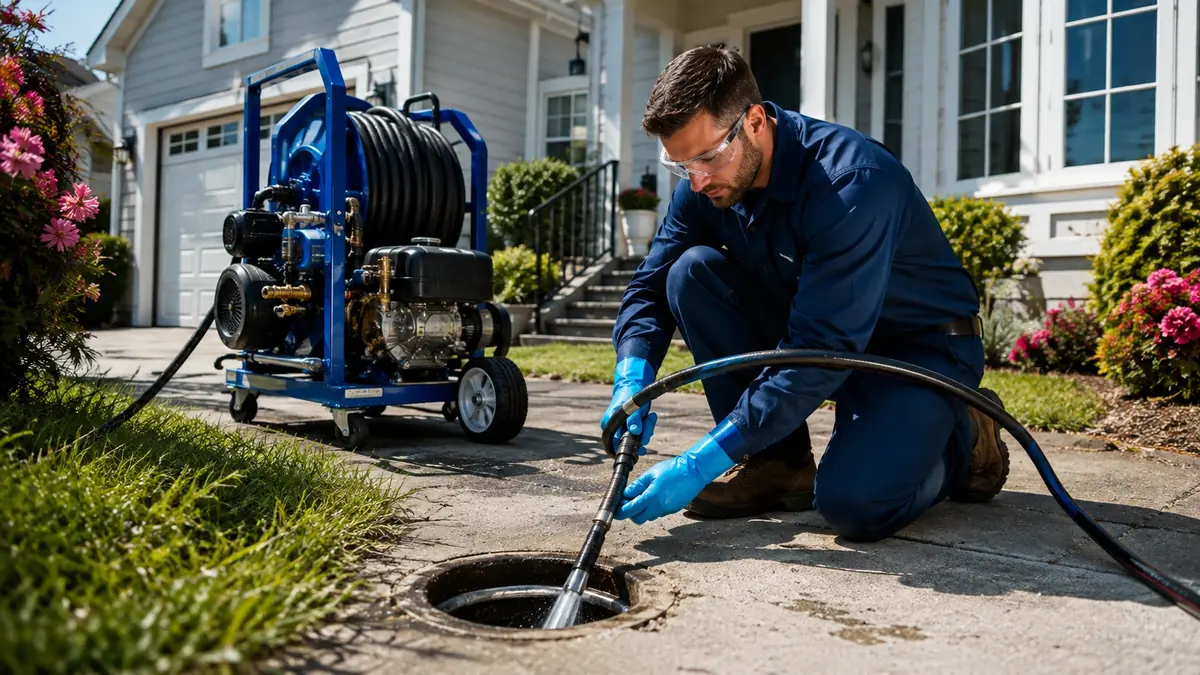 Residential Hydro Jet Drain Cleaning in Pebble Beach